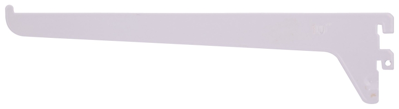 BRACKET SHELF UNTRK WHT 10IN  