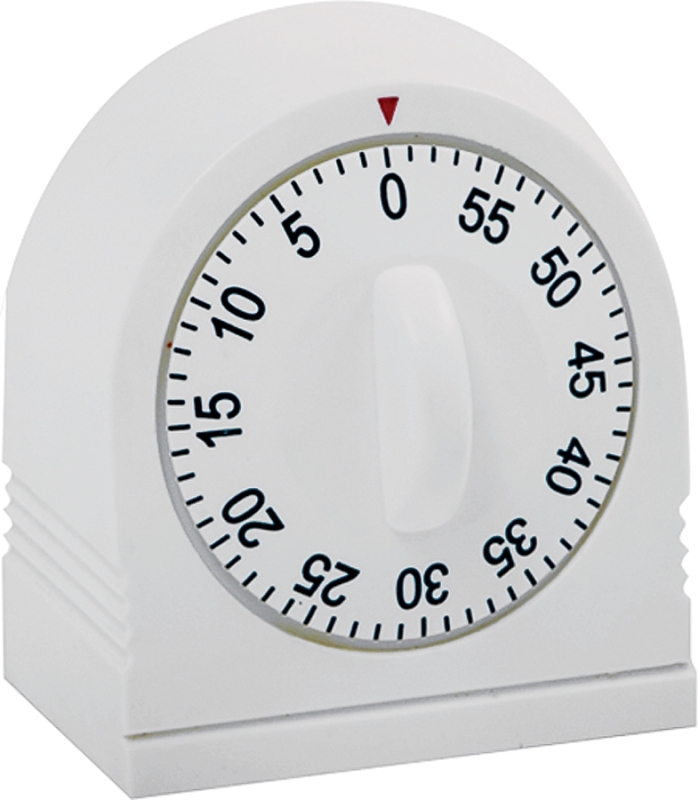 TIMER LONG-RING WHT 60MIN     