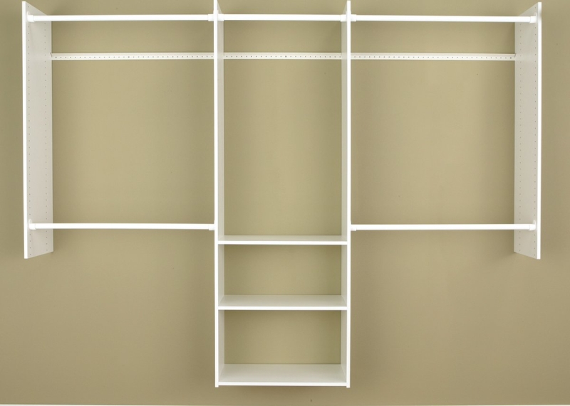 CLOSET ORGANIZE DLX 4FT-8FTWHT
