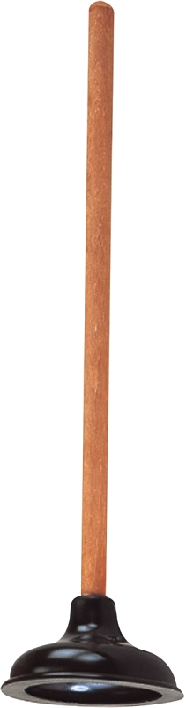 PLUNGER 6IN DRAIN BLACK       
