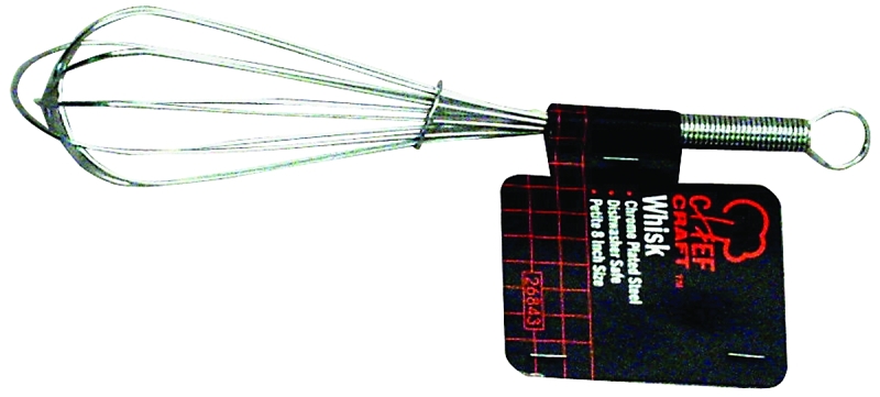 WHISK STAINLESS STEEL 8 IN    