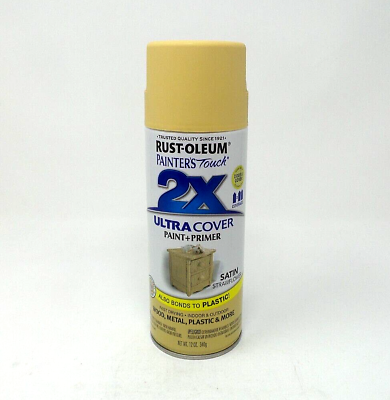 PAINT SPRY SATIN STRWFLWR 12OZ