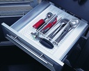 WHITE SILVERWARE STORAGE TRAY 