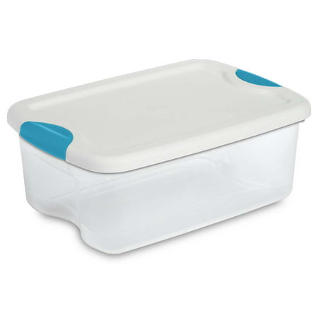 BOX LATCHING W/LID PLSTC 15QT 