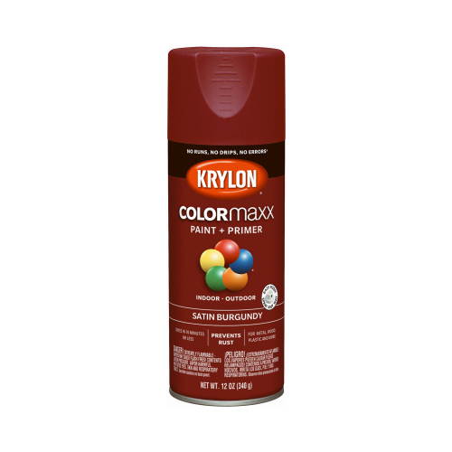 PAINT SPRY STN BURGUNDY 12OZ  