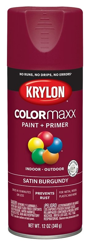 PAINT SPRY STN BURGUNDY 12OZ  