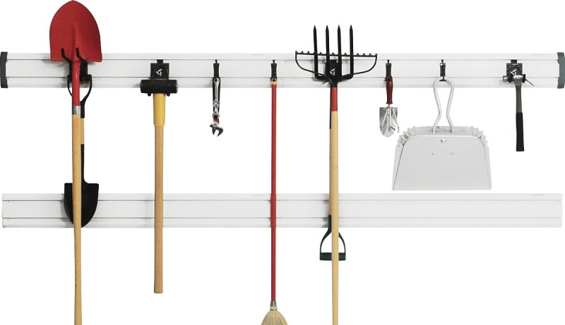 [8911505] 8' CHANNEL W/HOOKS-HARDWARE   