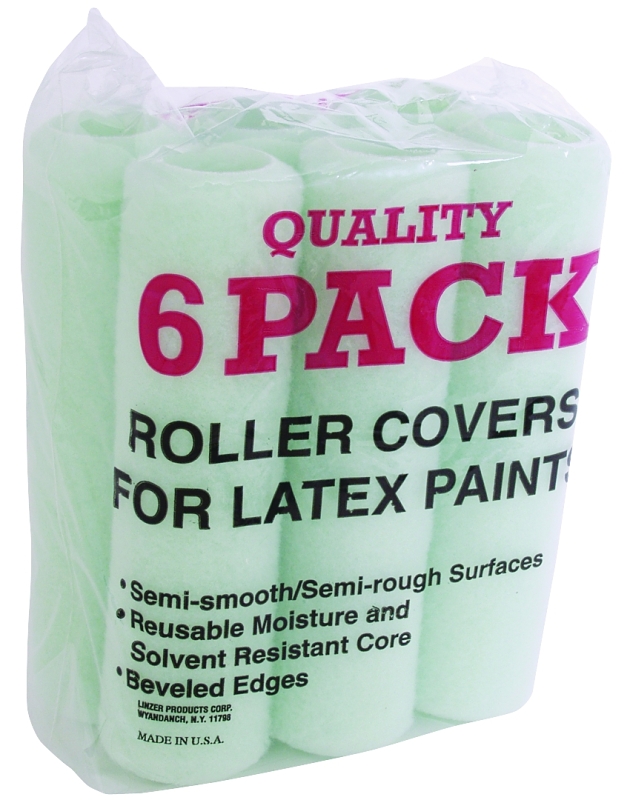 ROLLER COVER PYLAM 6PK 9X3/8IN