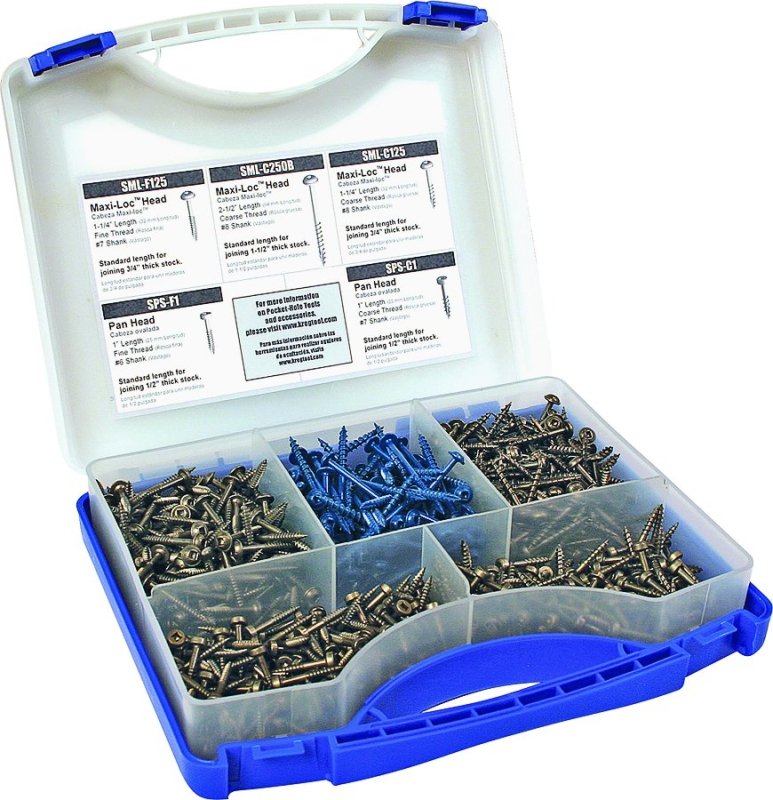 [2081610] POCKET HOLE SCREW KIT 675 PC  