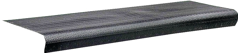 TREADS STAIR VINYL BLACK 24IN 