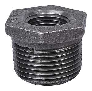 BUSHING BLACK HEX 1X1/2       