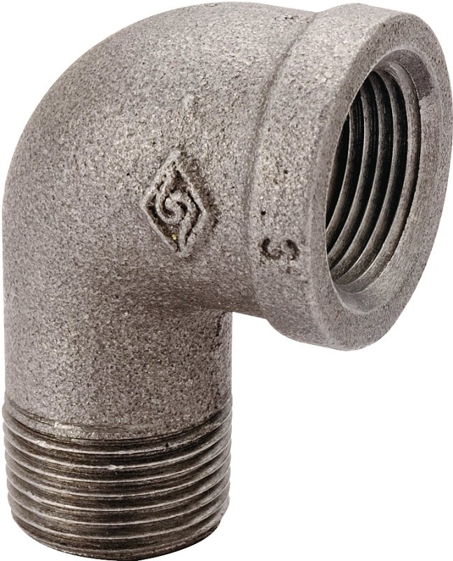 ELBOW 90 DEG BLACK STREET 3/8 