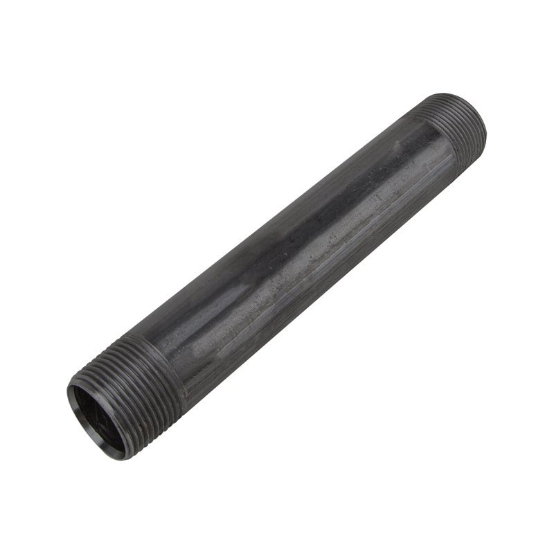 PIPE NIPPLE BLACK 1/2X4       