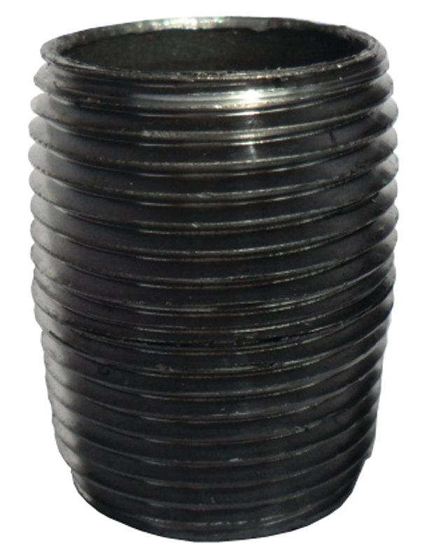 PIPE NIPPLE BLACK 3/4XCLOSE   