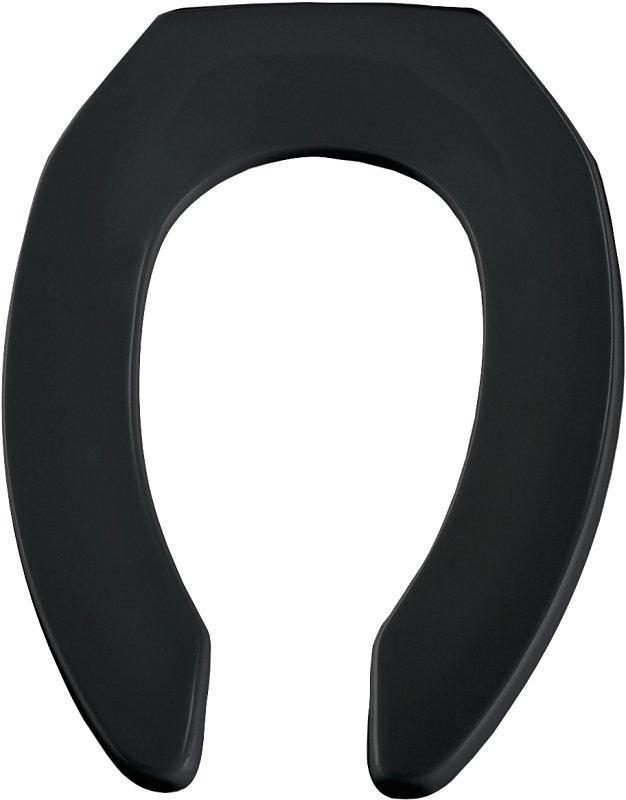 [6135024] TOILET SEAT ELONG PLASTIC BLCK