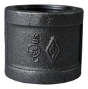 COUPLING BLACK MALLEABLE 1-1/2
