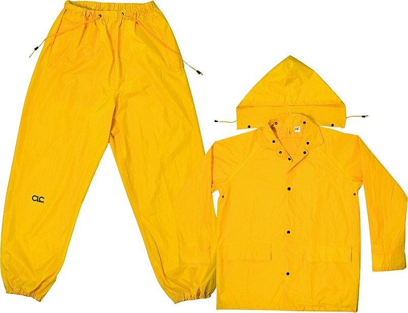 [3558996] RAIN SUIT POLY YELLOW 3PC MED 