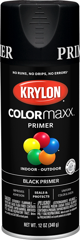 PAINT SPRY BLACK PRIMER 12OZ  