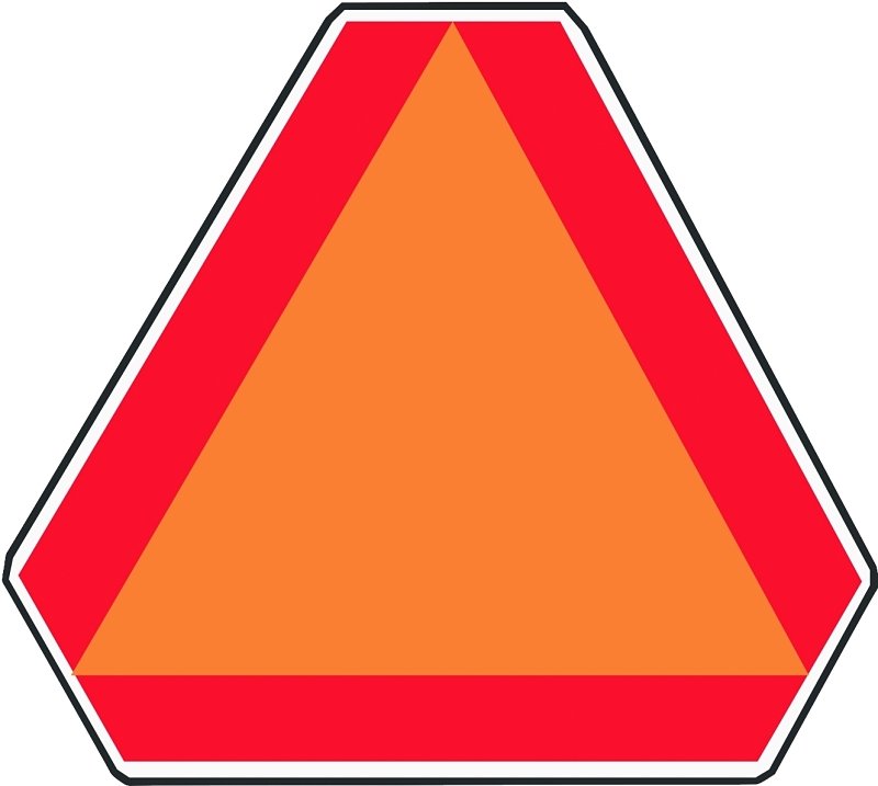 [6718829] SIGN SLOW MOVING VEHCL EMBLEM 