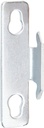 BRACKET SINGLE STYLE 1PR CHRM 