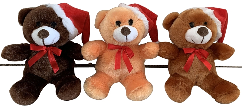 TEDDY BEARS 3 ASSORTMENT 6.5IN