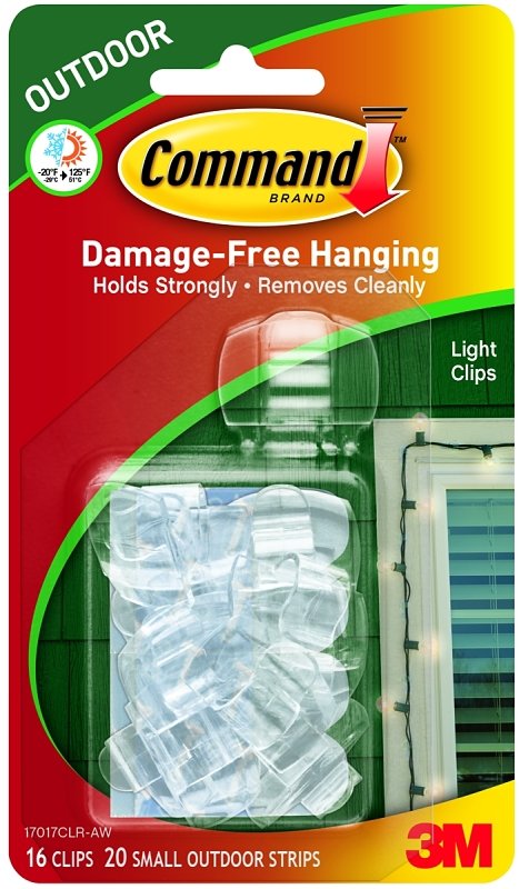 LIGHT CLIP OUTDOOR W/FOAMSTRIP
