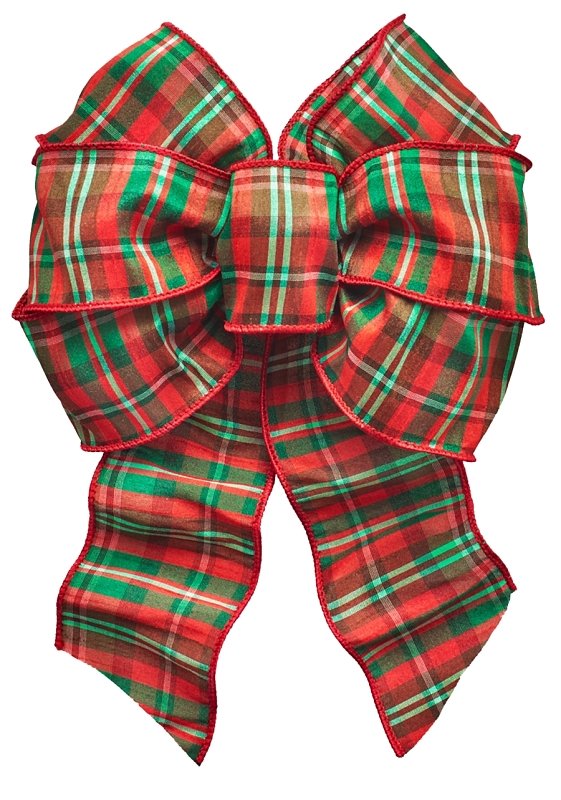 [8416448] BOW WIRED RED/GRN 7LP 8.5X14IN