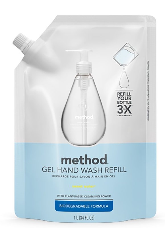 WASH HAND GEL RFL SWT WTR 34OZ