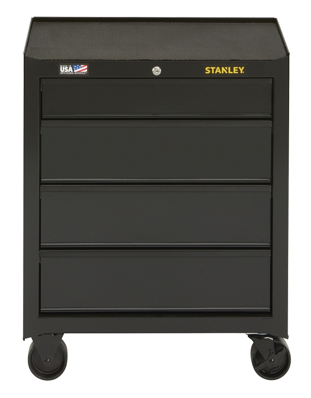 TOOL CABINET 4 DRAWER BLK 26IN