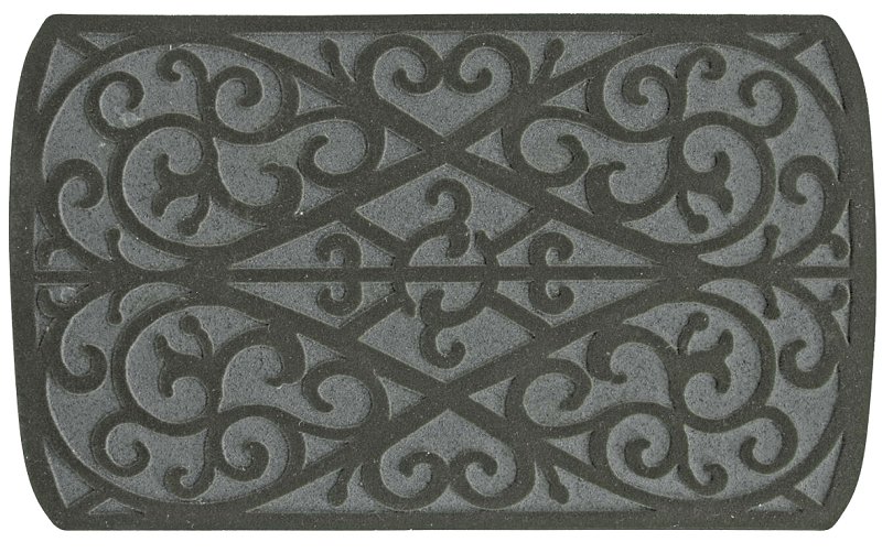 [5790258] MAT DOOR FLOCKED GRY 18INX30IN