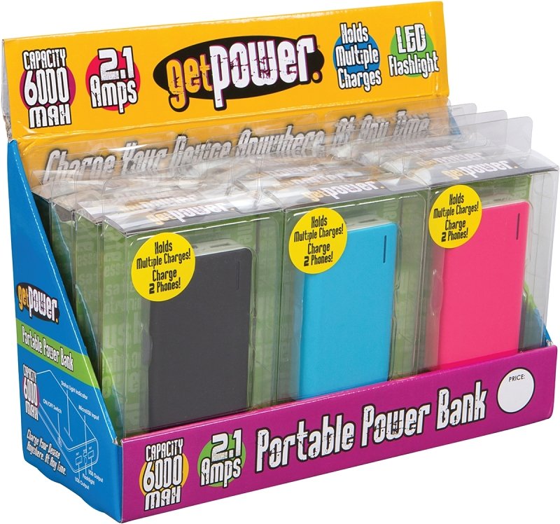 [8066425] POWER PACK 6000MAH DISPLY 12PC