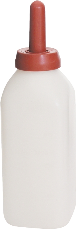 BOTTLE/NIPPLE CALF 2QT        