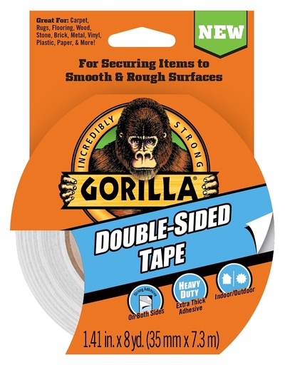 [5122403] TAPE DBL SIDED GRAY 1.41INX8YD