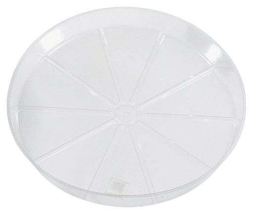 [6378517] SAUCER PLASTIC CLEAR 8IN      