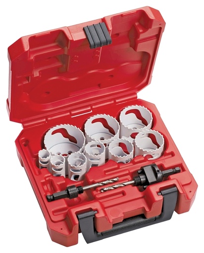 [6227128] HOLE SAW KIT GEN PURPOSE 13PC 