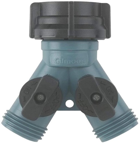 [1389170] Y-CONNECTOR NYLON W/SHUT OFF  