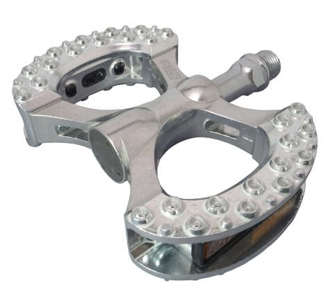 [547230] LAMBDA RACING PEDALS 9/16" SILVER