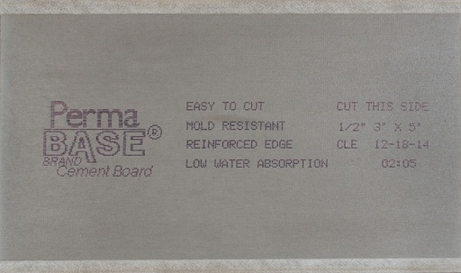 [3020575] BACKERBRD PERMABASE 1/2X3X5FT 