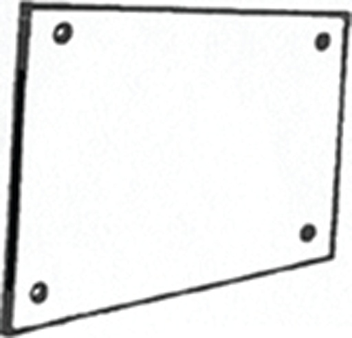 [5044102] BACKSPLASH 24X36IN WHITE      