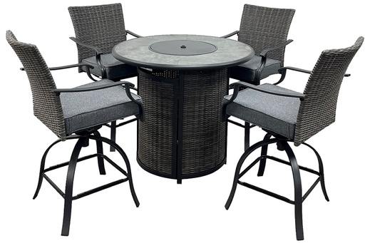 [2598498] BAR SET W/FIREPIT WILLOW CREEK