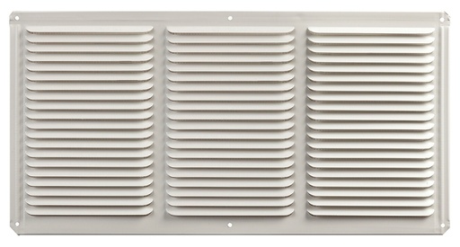 [6246110] EAVE VENT 16X8IN WHT ALUM SCR 