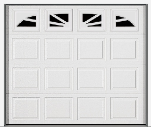[5147442] GARAGE DOOR 9X7FT WHITE  W/WND