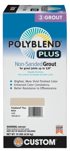 [1515196] GROUT TL NON-SANDED BONE 10LB 