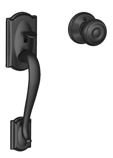 [5556568] HANDLE SET CAMELOT W/GEO MBLK 