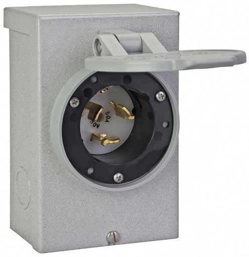 [4758132] INLET BOX GENERATOR POWER 50A 