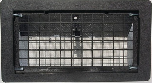 [6226948] MANUAL FNDTN VENT W/DAMPER BLK