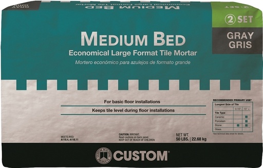 [2599215] MORTAR MEDIUM BED WHITE 50LB  