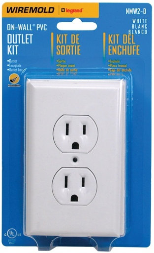 [2124386] OUTLET BOX DUP SWITCH WH      