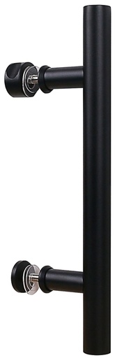 [2051324] PULL MADISON STL MAT BLK 12IN 