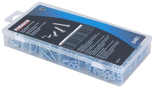 [2397214] SCREW WOOD SELF-TAP ASST 240PC